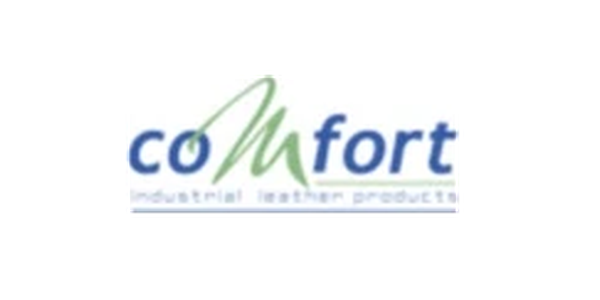 Comfort for industrial leather logo